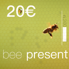 Geschenkgutschein "beePRESENT" 💸 20€ 🎫 Freude und Genuss schenken!