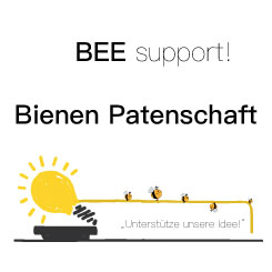 Bienenpatenschaft 🐝 "beeSUPPORT" 💌  Schenke Freude & Sinn! 🙋