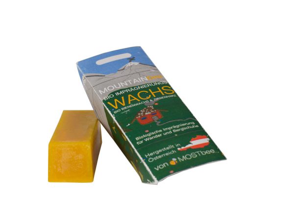 Imprägnierung für Wanderschuhe rein natürlich - "mountainbeeWAX" ⛰️ - 25g - ZeroWaste – Bild 3