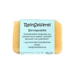 Bio Seife Haarseife Lavendel von "ReinSeiferei" 🙌 für glänzendes Haar  🛀🏻 - 75g